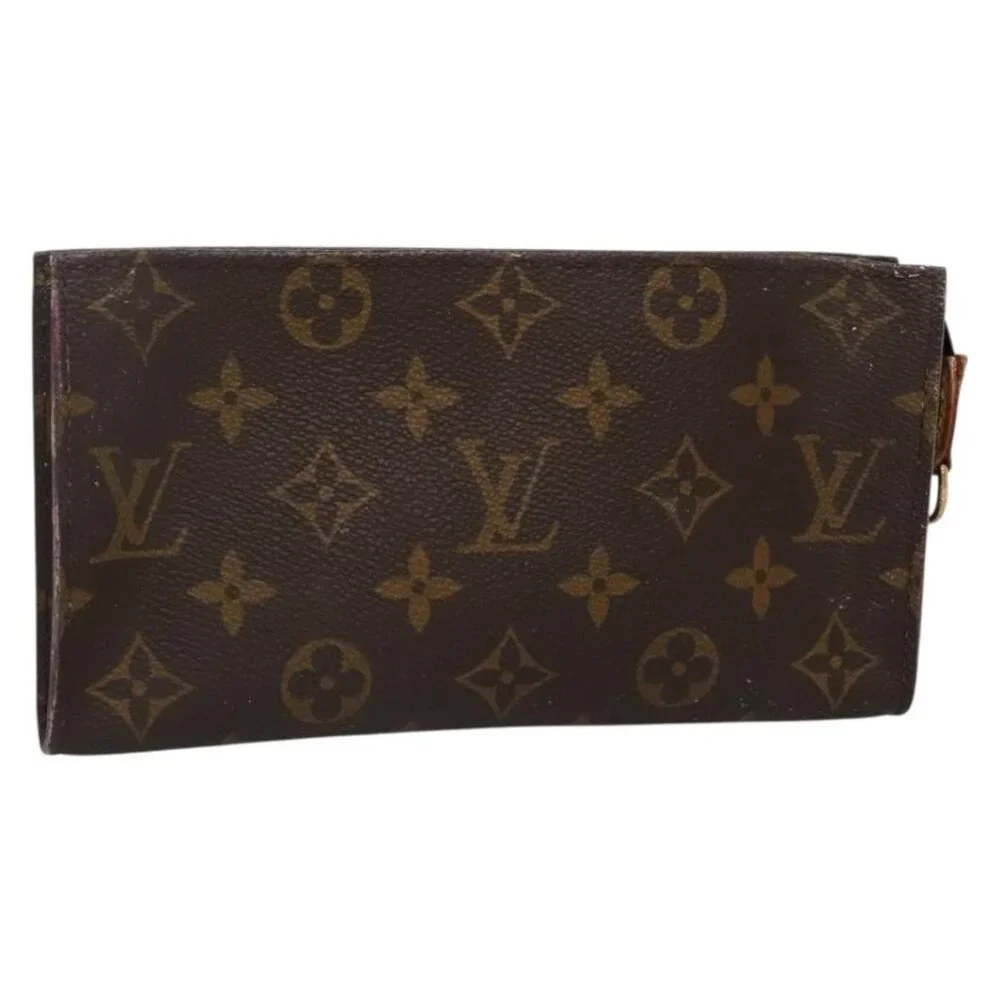 LOUIS VUITTON Monogram Bucket GM Accessory Pouch LV Auth th6236
